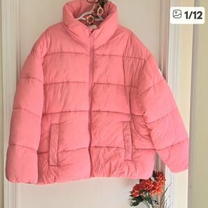 Noize Pink Puffer Jacket Jilly Box Jillian Harris